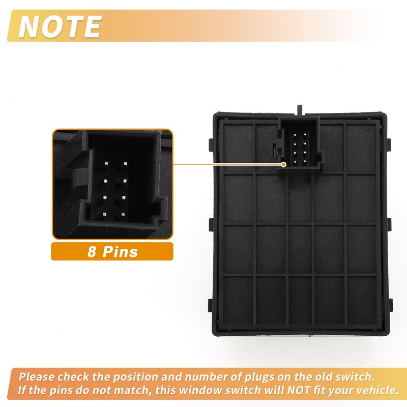 A ABSOPRO Front Left Driver Side Window Regulator Electric Switch