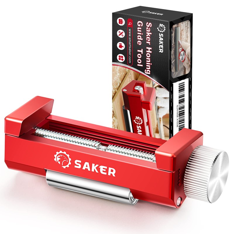 Saker Saker Honing Guide Tool Upgraded - Off-Center Sharpening Holder