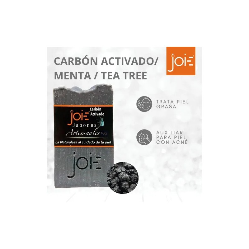 Jabón Artesanal Vegano De Carbón Activado Vegan Handmade Activated Charcoal