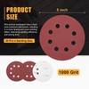 CoCud 25 Pack 5 Inch Sanding Disc 1000 Grit 8