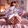 PERBDEAL Dreamy Home Fortune Reading Oracle Card, Premium Pink Foil