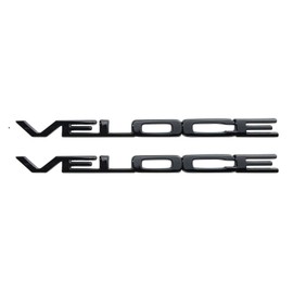 Car Head Fender Letter Decoration Stickers Black Veloce Label for Alfa Romeo Giulia Stelvio Tonale mito Giulietta 159 147 156 GT Modification Accessories…