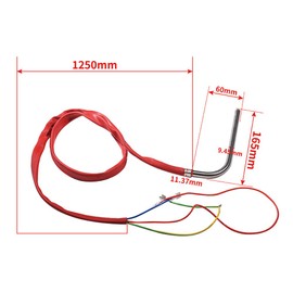 VHEUHZ Mains Fridge Heating Element 240V 125W Compatible with Dometic Electrolux Type RM4230 RM4270 RM4271 RM4367 RM4368 Caravan Motorhome
