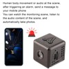 Wireless Mini Cube WIFI Camera No Light Night Vision Silent
