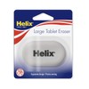 Helix Large Tablet Eraser, 102801, White