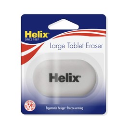 Helix Large Tablet Eraser, 102801, White