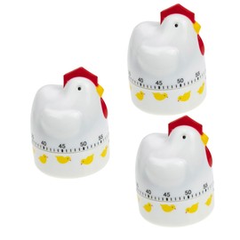 MAGICLULU Creative Chicken Mechanical Timer Cartoon Kitchen Timer for Cooking for Baking Frying Boiling Eggs Birthday Friends