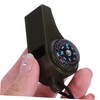 ABOOFAN Multi Function Survival Whistle with Compass and Thermometer Loud