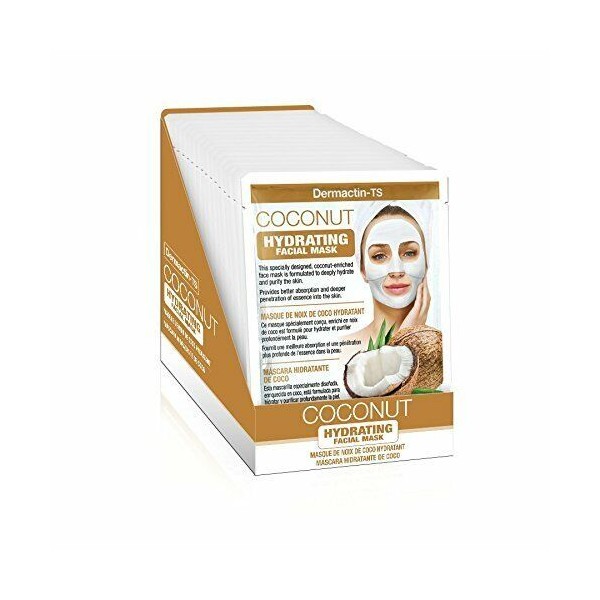 Dermactin-TS Hydrating Coconut Facial Sheet Mask--