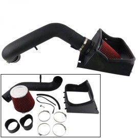 VEHITO Black Cold Air Intake System Filter Heat Shield for 2011-2014 Ford F150 5.0L V8