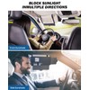 JoyTutus Car Sun Visor Sunshade Extender, Adjustable Car Sun Visor