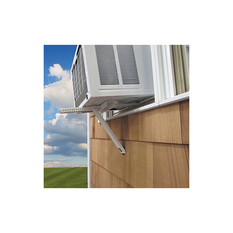 Frost King ACBNT1 No Tools T-Frame Air Conditioner Bracket, White