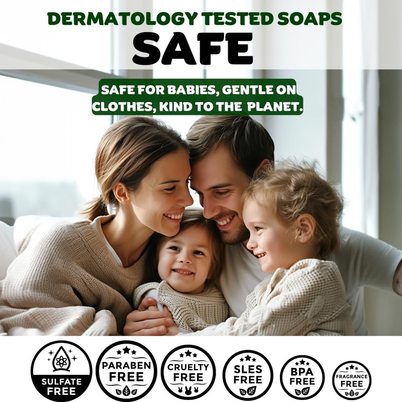 Kelebs Organic Laundry Soap Bar with Coconut for Sensitive Skin