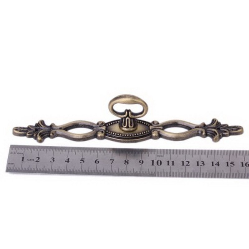 Dimart 1pc Antique Brass Cabinet Door Drawer Pull Handles with