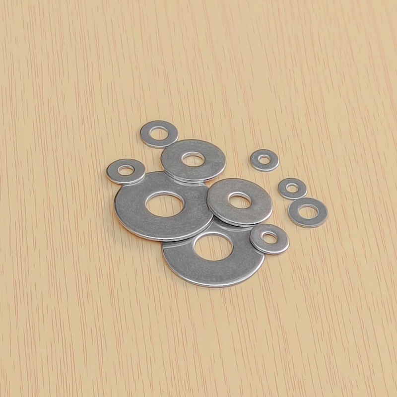 150 Pieces Stainless Steel Washer Set – Assorted Metal Flat