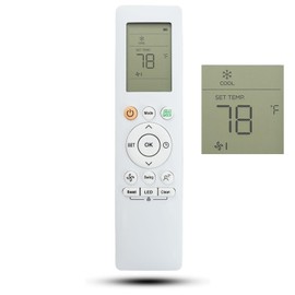 RG10A BGEF Mando a distancia de repuesto compatible con Midea AC Air Conditioner RG10A (B2S)/BGEF