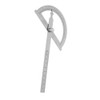 Protractor Ruler, Goniometer Ruler, Stainless Steel Protractor Ruler with Locking