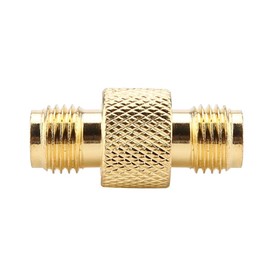 Walfront 2PCS RF Switch Female to Female Radio SMA Coaxial Adapter Two-way Head Coupling Connector