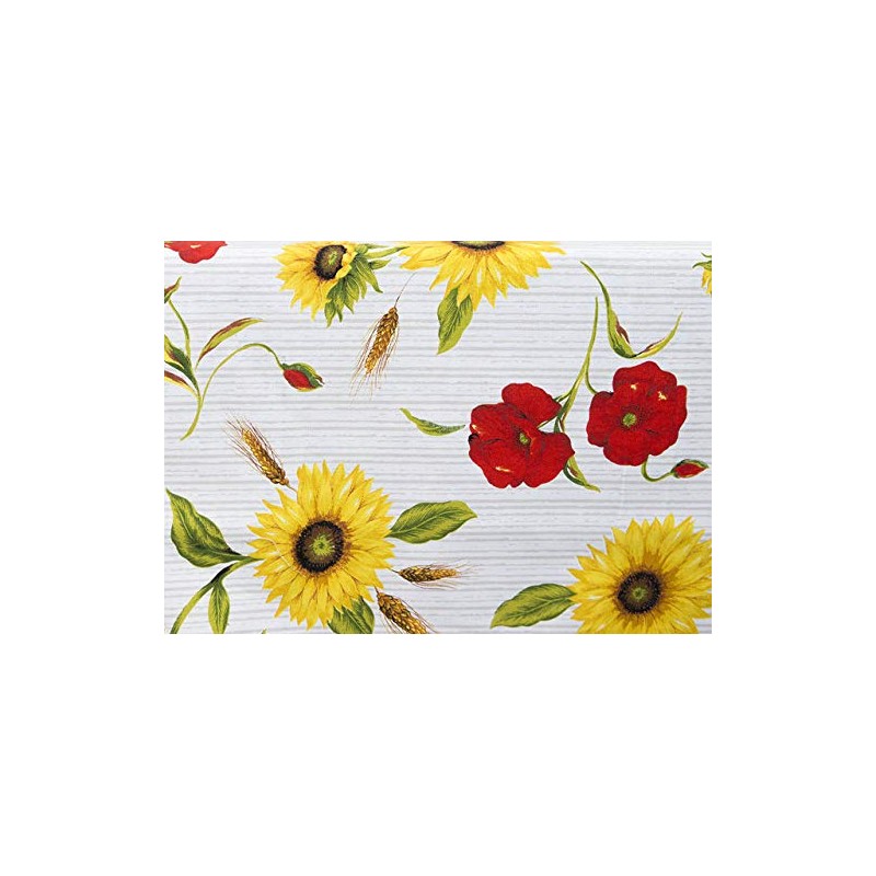 BIANCHERIAWEB 100% Cotton Tablecloth for Kitchen - Made in Italy