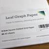 A4 Square Dotted Grid 5mm 0.5cm Graph Paper - 30