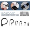 Fydun Cable Clips, Pack of 200 Nylon Plastic Cable Holders,