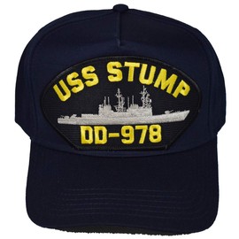 EC USS Stump DD-978 Ship HAT - Navy Blue - Veteran Owned Business