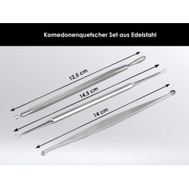 Professional Comedone Extractor Set Stainless Steel