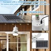 Solar Ceiling Fan Light,Solar Powered Rechargeable Ceiling Fan with 3