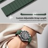 ULLCHRO FKM Rubber Watch Straps for Men and Women, Cut