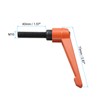 sourcing map M10 x 40mm Handle Adjustable Clamping Lever Thread
