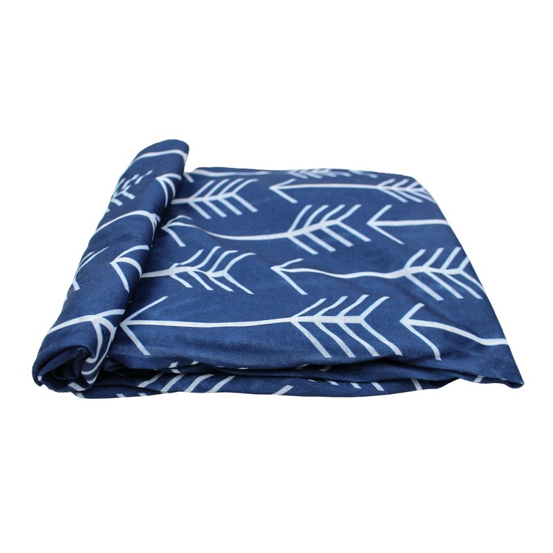 Womens Flecha Patterned infinity bufanda con cierre bolsillo, verano moda