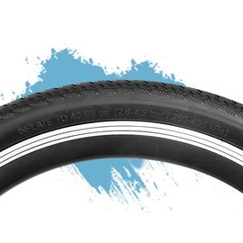 GRELiving 20/24/26x 1.75 Bike Tire Set,2 Pack Mountain Bike Tire Replacement Kit with AV35mm Inner Tubes Valve and Bike Tire Levers,BMX Tires Rubber MTB Tires for Hard Roads (24x1,75 Set)