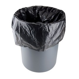 Ox Plastics Trash Can Liners Bags - 60 Gallon Capacity & 2mil Thick Extra Heavy Duty Strength - Large Garbage, Leak-Proof & Durable, House & Commercial Use Bags Black