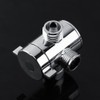 Diverter Faucet Shower Head Multifunctional 3 Way Adapter Shower Head