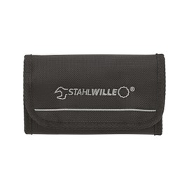 STAHLWILLE Roll Bag Empty for Wrenches | Tool Bag with 15 Compartments | Roll-Up Case Textile Bag