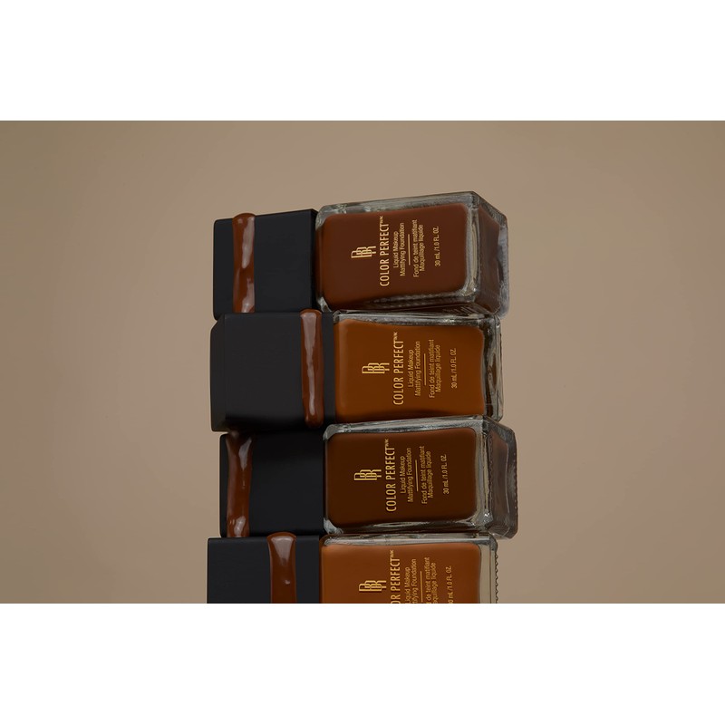 Black Radiance Color Perfect Liquid Full Coverage Foundation Makeup, Brown