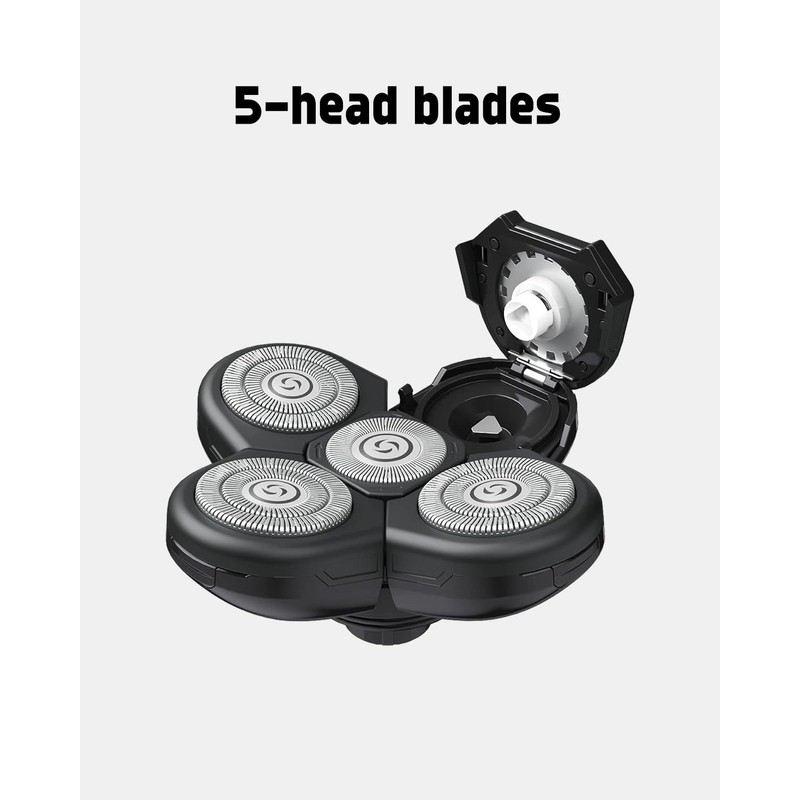 Head Shaver Replacement Heads Compatible with Bald Head Shavers for