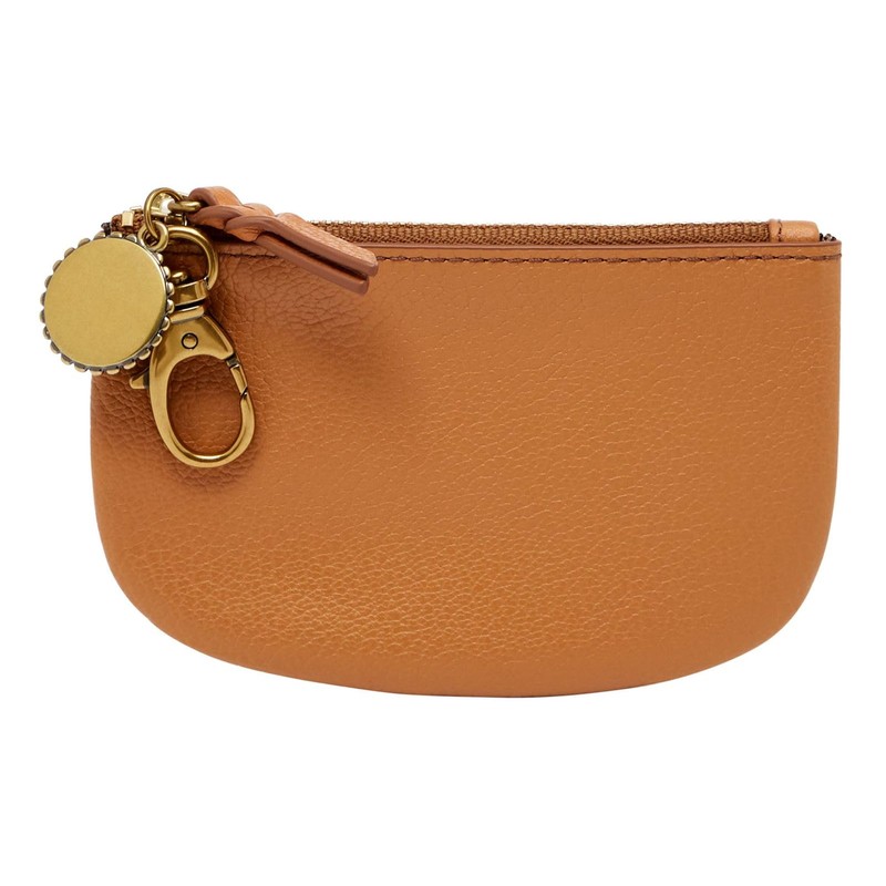 FOSSIL Polly Zip Pouch Camel, camel