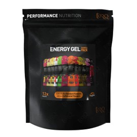 Torq Energy Gel Sample Pack of 12 - Ultimate On The Go Quick Release Energy - 30g of Carbohydrates - Running/Cycling/Sports Gels - Taster Pack - Natural & Vegan