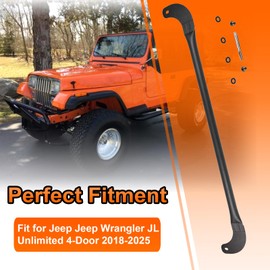 YMT Roll Cage Light Bar Mount Trunk Bar Compatible with Jeep Wrangler JL Unlimited 4-Door 2018-2025