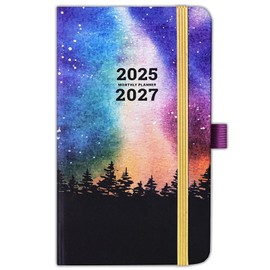 2025-2027 Pocket Planner/Calendar - 3 Year Monthly Planner 2025-2027 from Jan. 2025 - Dec. 2027(36 Months), 3.8" x 6.3", Inner Pocket and 61 Notes Pages - Colorful