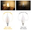 AIELIT Frosted E12 Candelabra LED Bulb, Dimmable, 2 Watt(25W Equivalent),