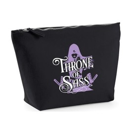 Hippowarehouse Throne of Sass Printed Make up Cosmetic wash Bag 18x19x9cm