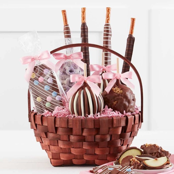 Mrs Prindables Classic Spring Caramel Apple Gift Basket