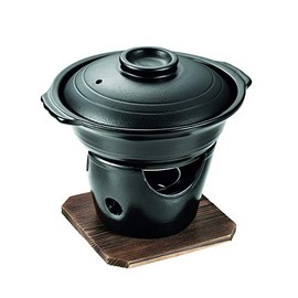 Pearl Metal Wagokoro Kaiseki HB-5219 Ceramic Pot with Stove Set