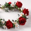 KorViSHOW Rose Hair Flower Crown - Girl Flower Crown Decoration
