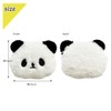 Stream Market Pouch Panda Mini Pouch Fluffy Face Pouch PAP057,