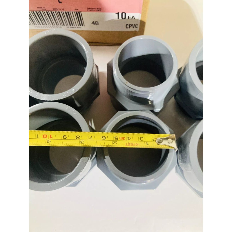 IPEX 2" INCH CPVC SCHEDULE 80 MALE ADAPTER SOC x