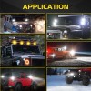 usparts888 Universal Tractor Rear Work Light Headlamp Head Light 12v