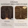 S-noilite Hair Toppers for Women Real Human Hair, 100% Human